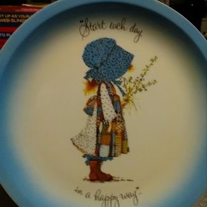 Holly Hobbies plate